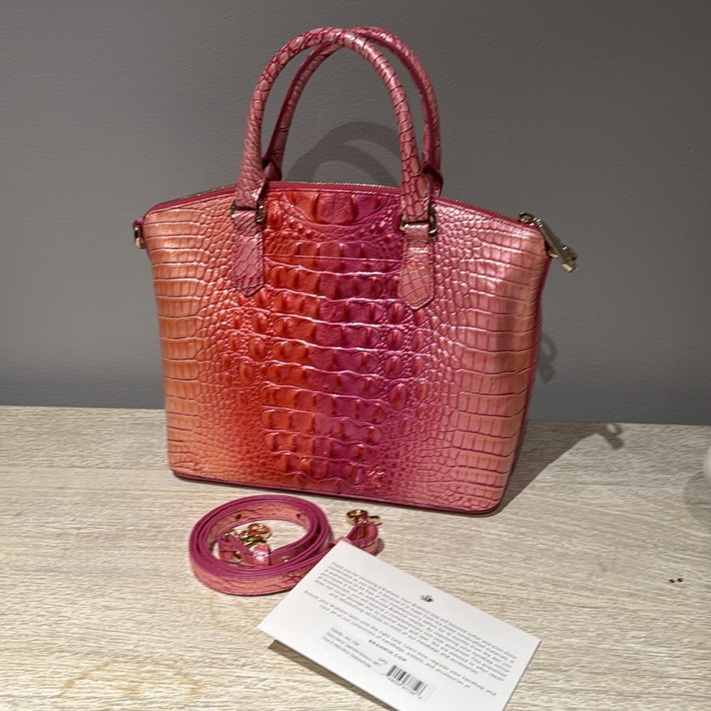 Brahmin bag Duxbury Satchel Cupid Ombre Melbourne New! - Picture 9 of 9